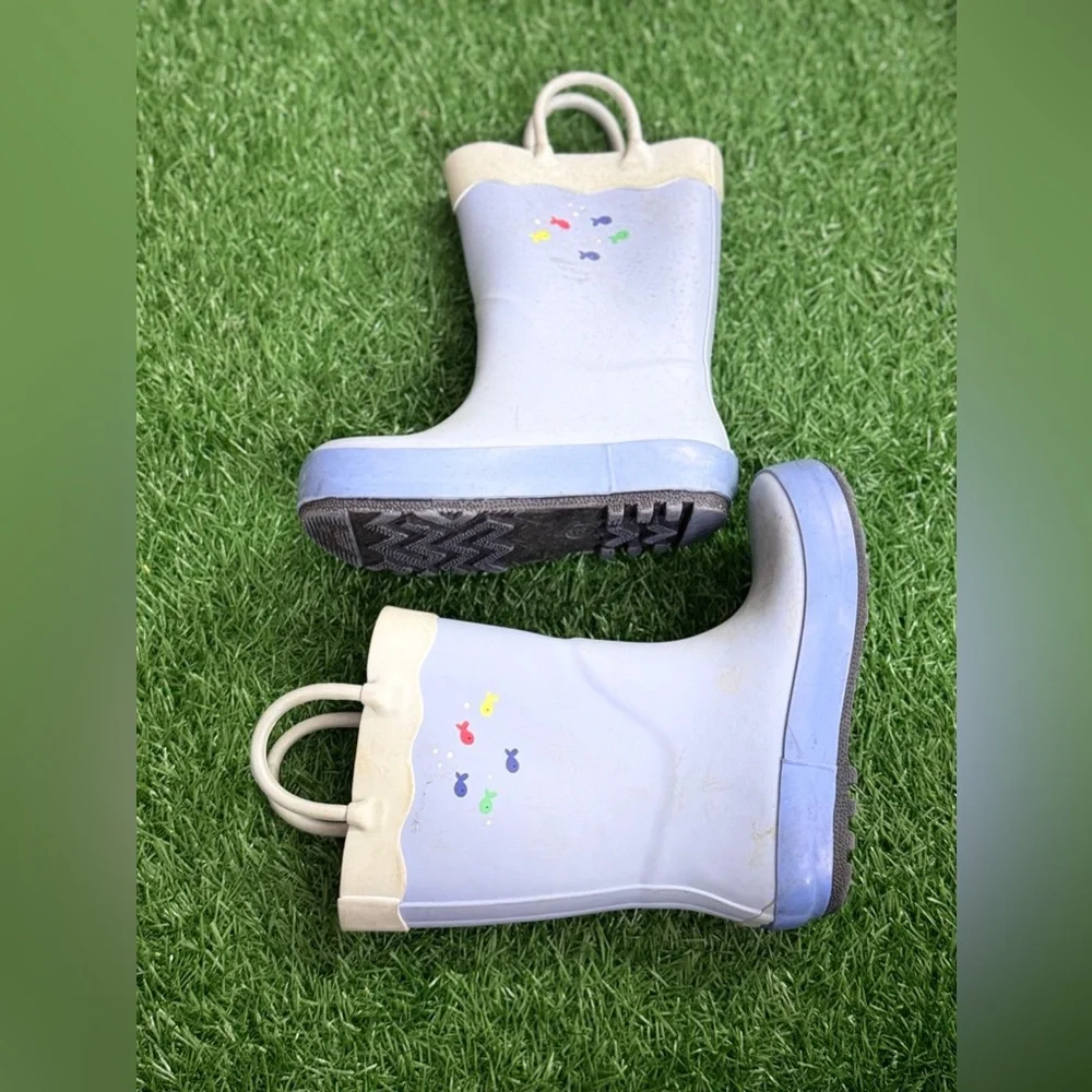 Kids Submarine Print Rain Boots‎ Size 8